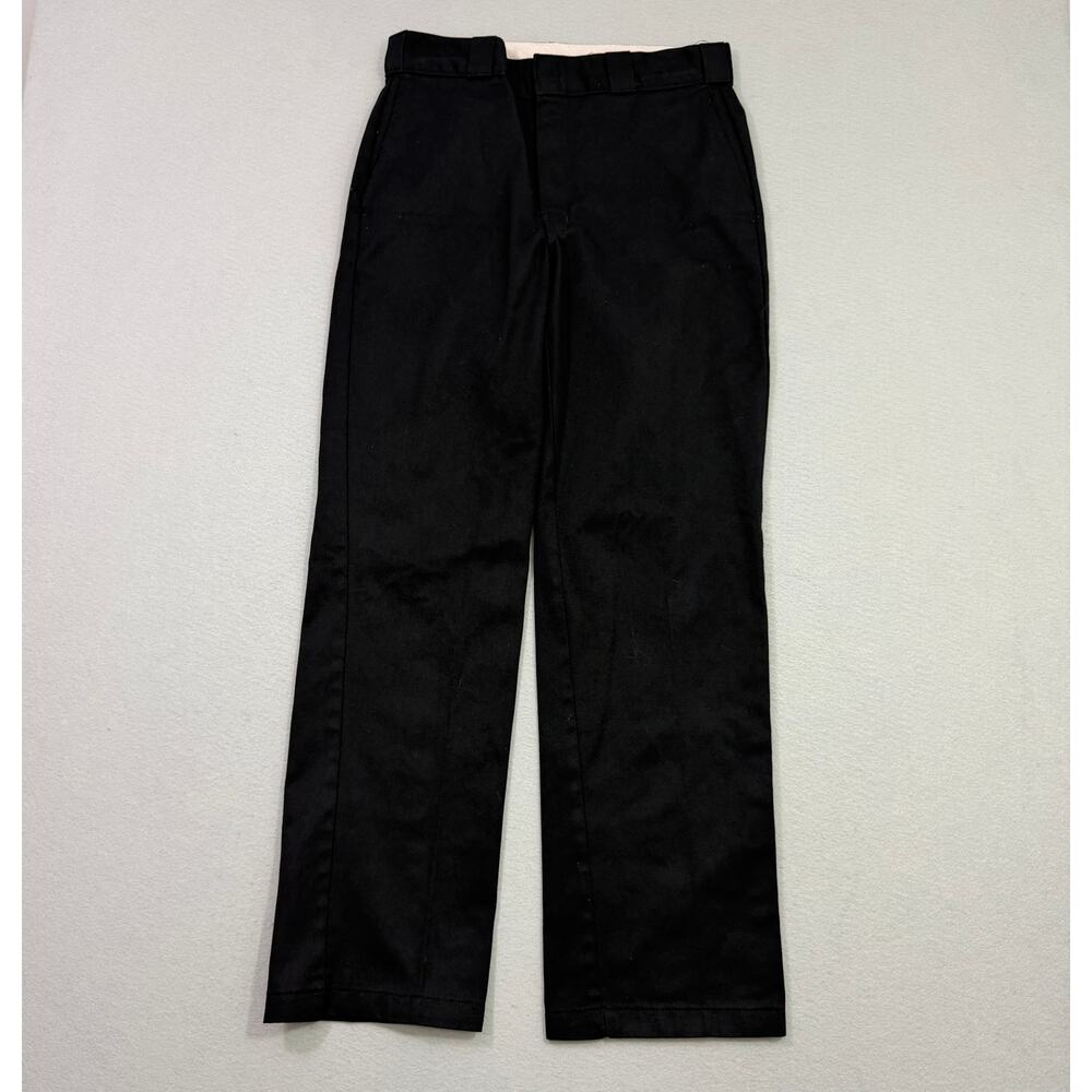 Vintage Dickies 874 Original Fit Pants Men's 32x32 Black Workwear Skater y2k